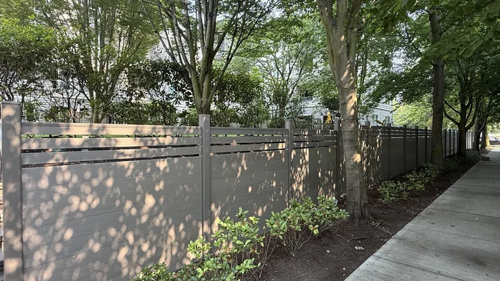 Desert Sage Partial Trellis fencing — Kensington