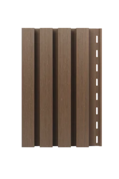 Dark Walnut fluted siding board