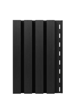 Onyx Black fluted siding board