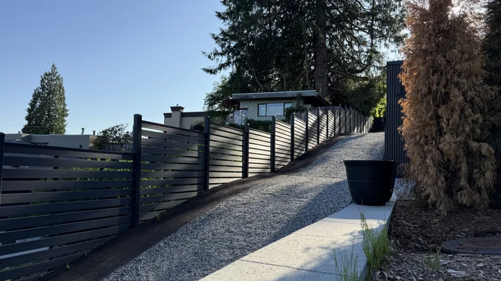 Graphite Full Trellis · Full Privacy fencing — 25th St.